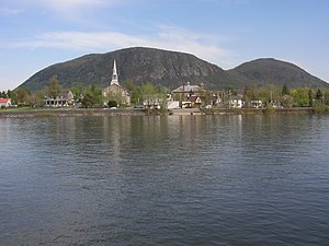 Mont-Saint-Hilaire, von Belœil aus gesehen