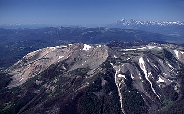 Mount Sheridan and Tetons, 1989