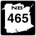 Route 465 marker