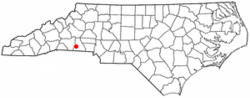 Location of Lattimore, North Carolina