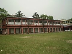 Laboratory building of the school.
