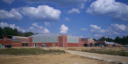 Current Ravenna High School under construction, 2009. Opened August 2010.