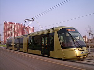 Translohr tram serving in বিনহাই