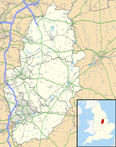 Greasley is located in Nottinghamshire