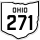 State Route 271 marker