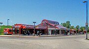 Hurdman station from the northeast in 2009.