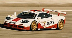 McLaren F1 GTR på Circuit Paul Ricard 1995.