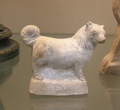 Roman terracotta dog