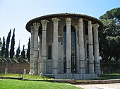 Temple of Hercules Victor, in the Forum Boarium in Rome