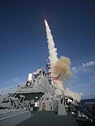 SM-3 ascendiendo desde el USS Decatur (DDG-73), 2007