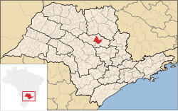 সাঁউ পাউলু রাজ্যে অবস্থানLocation in São Paulo state