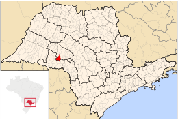 Echaporã – Mappa