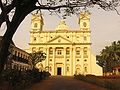 Church of Divine Providence (Igreja da Divina Providência) besides the Convent of Saint Cajetan (Convento de São Caetano) is modelled after the initial Saint Peter's Basilica and has two towers as well as Corinthian columns and pilasters supporting a pediment, in which are kept the statues of the apostles.