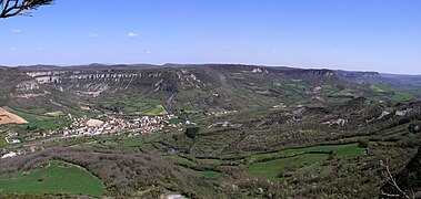 Tournemire et les contreforts du Larzac.