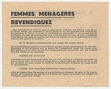 Tract avec un texte imprimé en noir