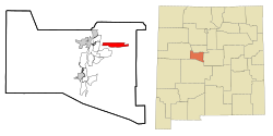 Location of Meadow Lake, New Mexico