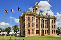 The Wharton County Courthouse in Wharton