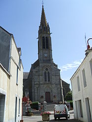 The church of Saint Marcoul, in Carentoir