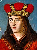 Saint Casimir wearing Gediminas' Cap
