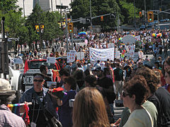 2007's parade on Elgin Street in Ottawa