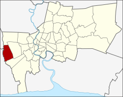 廊鑒縣在曼谷的位置