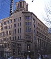 Argus Building. LaTrobe Street, Melbourne; completed 1927. Features large giant order columns with Egyptian decorative motifs