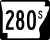 Highway 280S marker