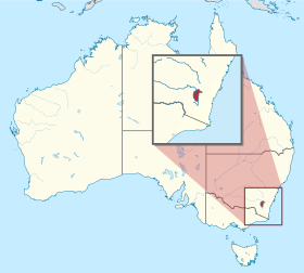 오스트레일리아 수도 준주의 위치