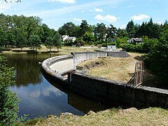 Le barrage de Glane de Servières.