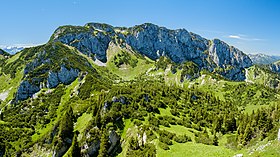 Le versant nord de la Benediktenwand