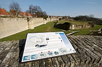 The ramparts, 5300 meters long, have surrounded almost the entire town for five centuries.