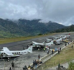 Bilorai Airport in Sugapa