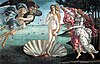 Digitized version of a 15th century tempera on canvas painting of the Roman goddess Venus