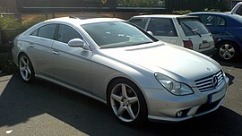 Mercedes-Benz CLS med AMG-paket.