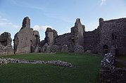 Inner courtyard in a ruinous state