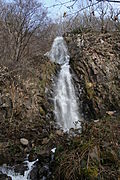 Saint-Vincent-de-Salers, cascade de Rochelade, Riou Nart, affluent de rive droite.