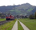 オーバーランド線の列車、カストリッシュ駅付近