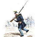 Chasseurs d'Orléans, carabiniers, vers 1840