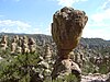Balanced rock in Chiricahua National Monument