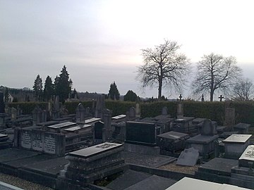 Cimetière juif datant de 1853 d'Arlon, en Belgique.