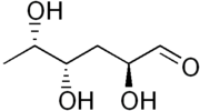 Skeletal formula of colitose