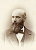 Portrait of a bearded man in a suit