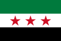 Flag of Syria (opposition group during the civil war). Was the independence flag first used in 1932.