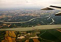 Areal view of Gabčíkovo Dam