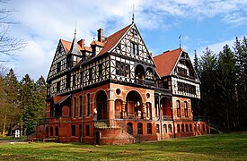 Gelbensande Castle, a hunting lodge built in 1887 near Rostock