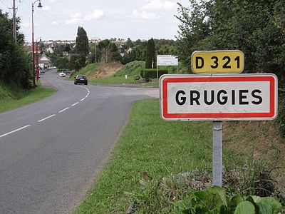 Entrée de Grugies.