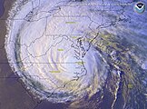 Satellite image of Hurricane Isabel