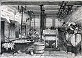 Atelier de tannerie des peaux au sumac (XIXe siècle).