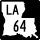 Louisiana Highway 64 marker