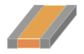 Low-ESL design of an MLCC chip